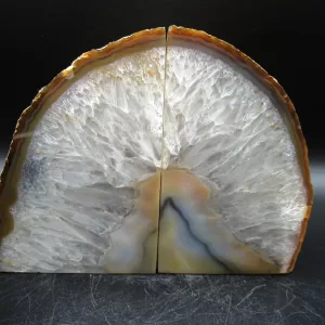 Genuine Brazil Agate Polished Bookend For Sale #4