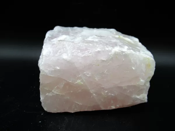 Natural Rose Quartz Mineral Candle Holder #1 For Sale