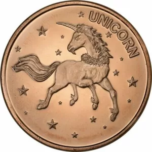 Unicorn Copper Coin For Sale