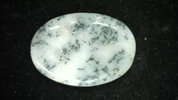 Genuine Dendritic Agate Cabochon #6 For Sale