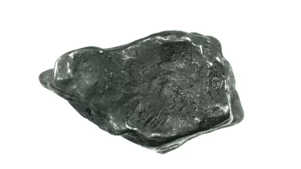 Genuine Agoudal Meteorite in Gem Jar For Sale #2a