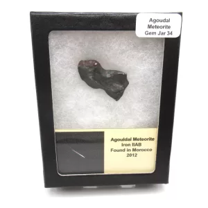 Genuine Agoudal Meteorite in Gem Jar For Sale #34