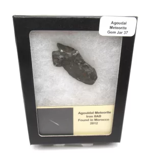 Genuine Agoudal Meteorite in Gem Jar For Sale #37