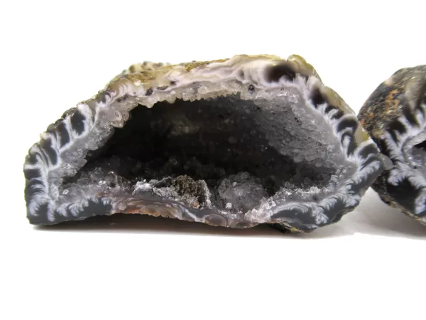 Genuine Jurassic Age Brazilian Geode Pair For Sale from Brazil #11a