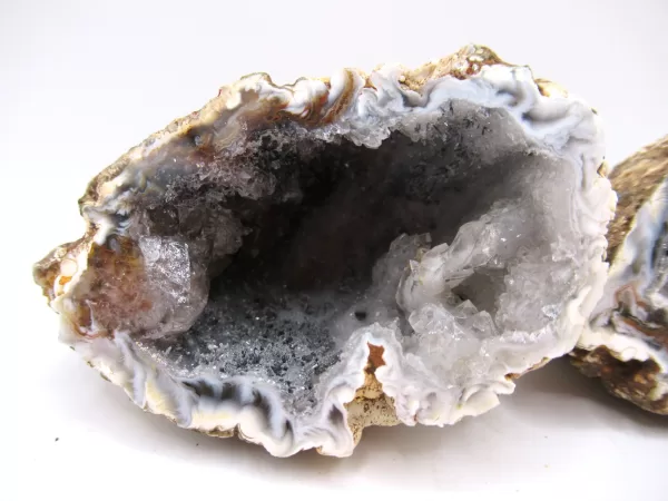 Genuine Jurassic Age Brazilian Geode Pair For Sale from Brazil #16a