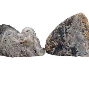 Genuine Jurassic Age Brazilian Geode Pair For Sale from Brazil #21