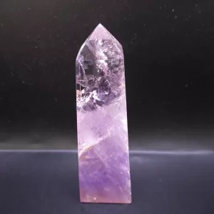 Genuine Amethyst Metaphysical Obelisk For Sale #2