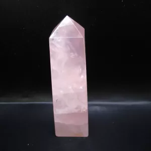 Genuine Rose Quartz Metaphysical Obelisk For Sale #10