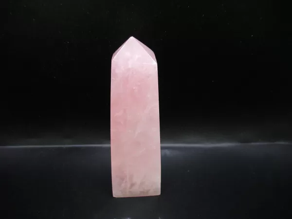 Genuine Rose Quartz Metaphysical Obelisk For Sale #1c