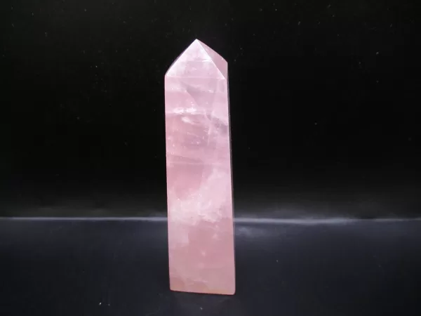 Genuine Rose Quartz Metaphysical Obelisk For Sale #4