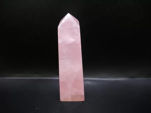 Genuine Rose Quartz Metaphysical Obelisk For Sale #4a