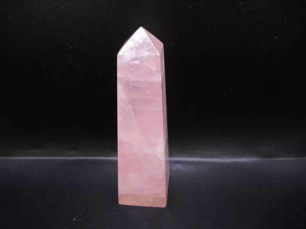 Genuine Rose Quartz Metaphysical Obelisk For Sale #4c