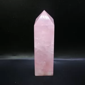 Genuine Rose Quartz Metaphysical Obelisk For Sale #5