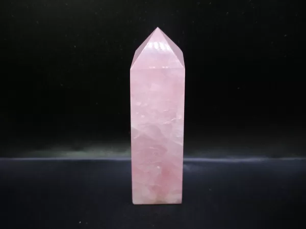 Genuine Rose Quartz Metaphysical Obelisk For Sale #5