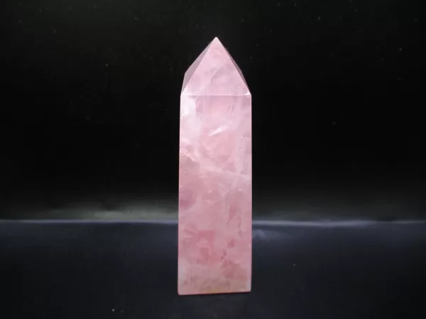 Genuine Rose Quartz Metaphysical Obelisk For Sale #5c