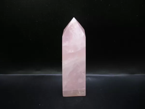 Genuine Rose Quartz Metaphysical Obelisk For Sale #8