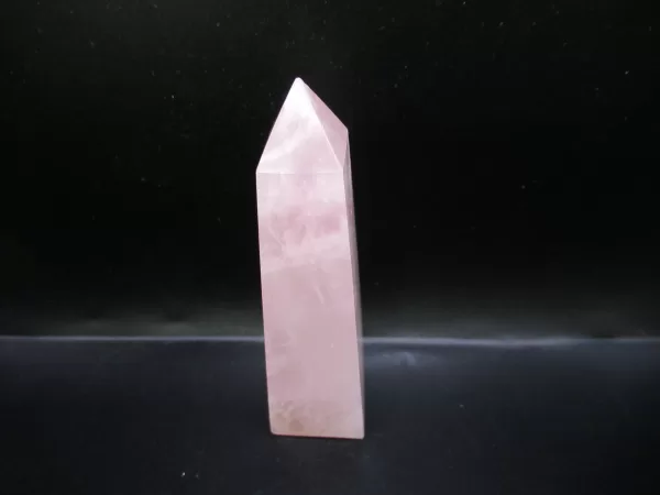 Genuine Rose Quartz Metaphysical Obelisk For Sale #8a