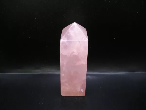 Genuine Rose Quartz Metaphysical Obelisk For Sale #9