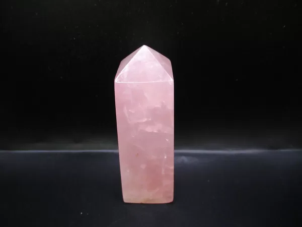 Genuine Rose Quartz Metaphysical Obelisk For Sale #9c