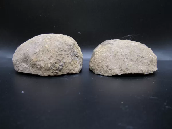 Genuine Mississippian Age Geode Pair For Sale From Keokuk, Iowa #11