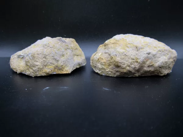 Genuine Mississippian Age Geode Pair For Sale From Keokuk, Iowa #2