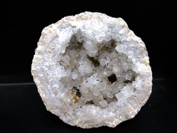 Genuine Mississippian Age Geode Pair For Sale From Keokuk, Iowa #3a