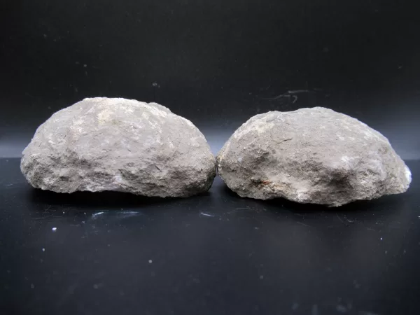 Genuine Mississippian Age Geode Pair For Sale From Keokuk, Iowa #9