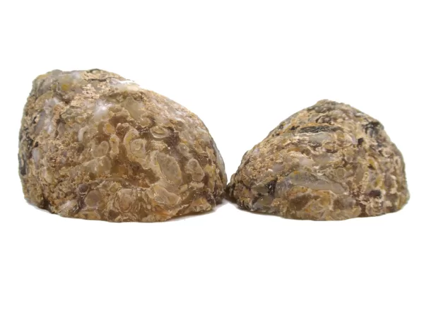 Genuine Jurassic Age Brazilian Geode Pair For Sale from Brazil #14