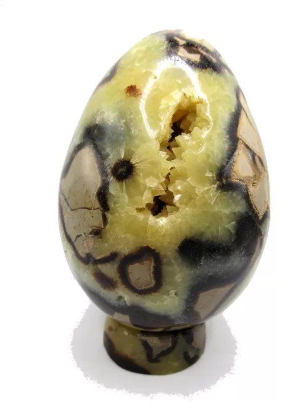 Genuine Jurassic Age Polished Septarian Egg Mineral For Sale from Madagascar #2